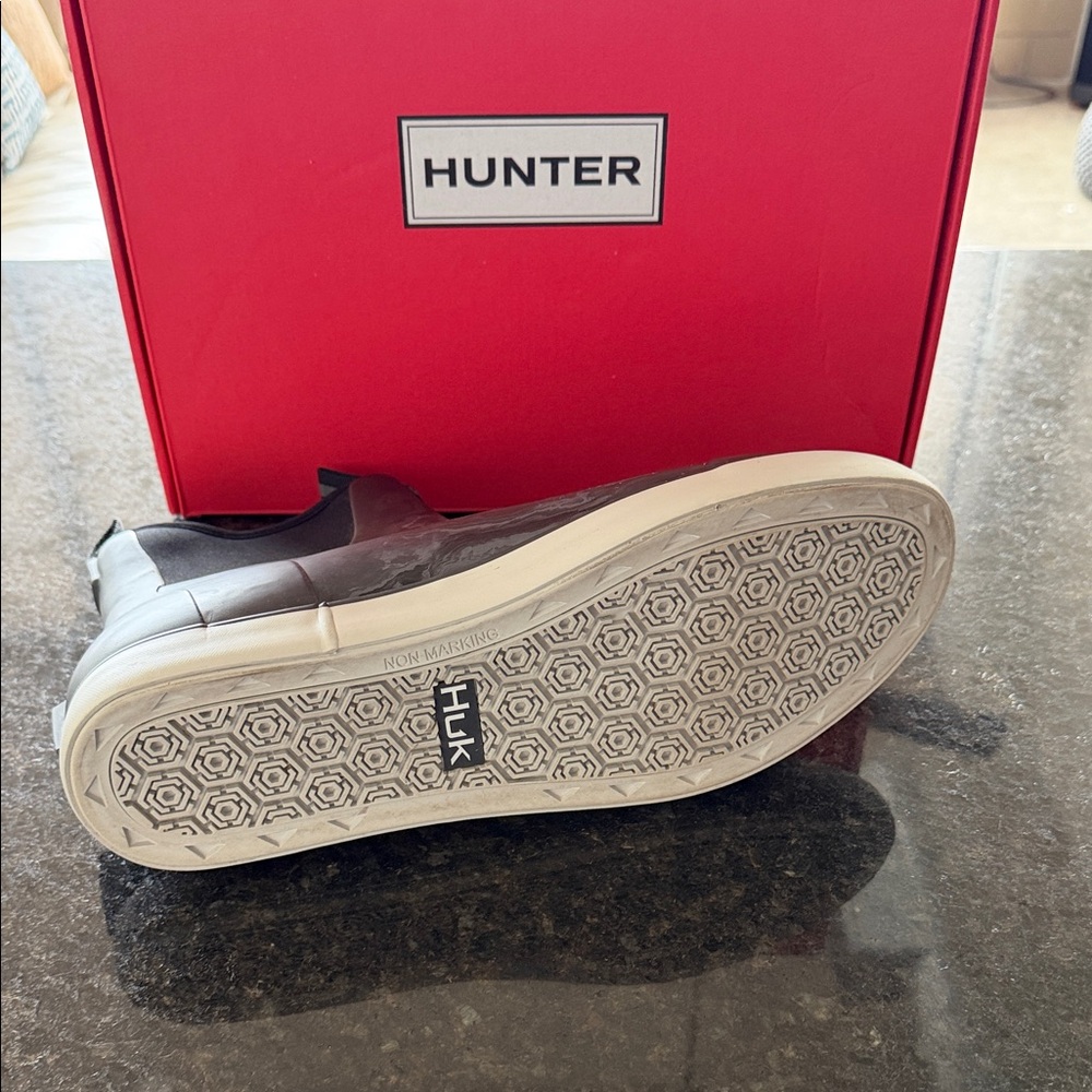 Huk Charcoal and White Performance Boots - Picture 5 of 9